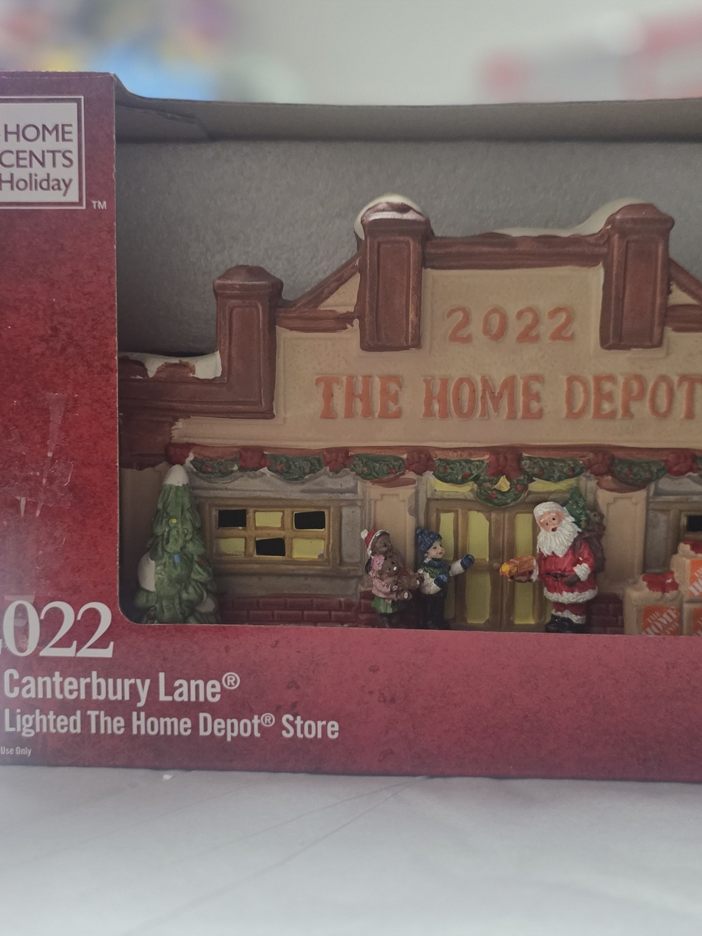 2022 Lighted Holiday Store Figurine - Multi-Color